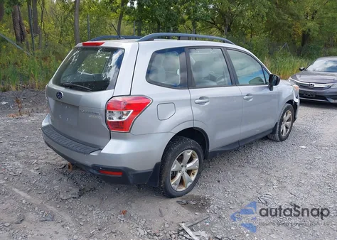 2015 Subaru Forester 2.5I z USA, uszkodzony, nr VIN JF2SJABC1FH446673